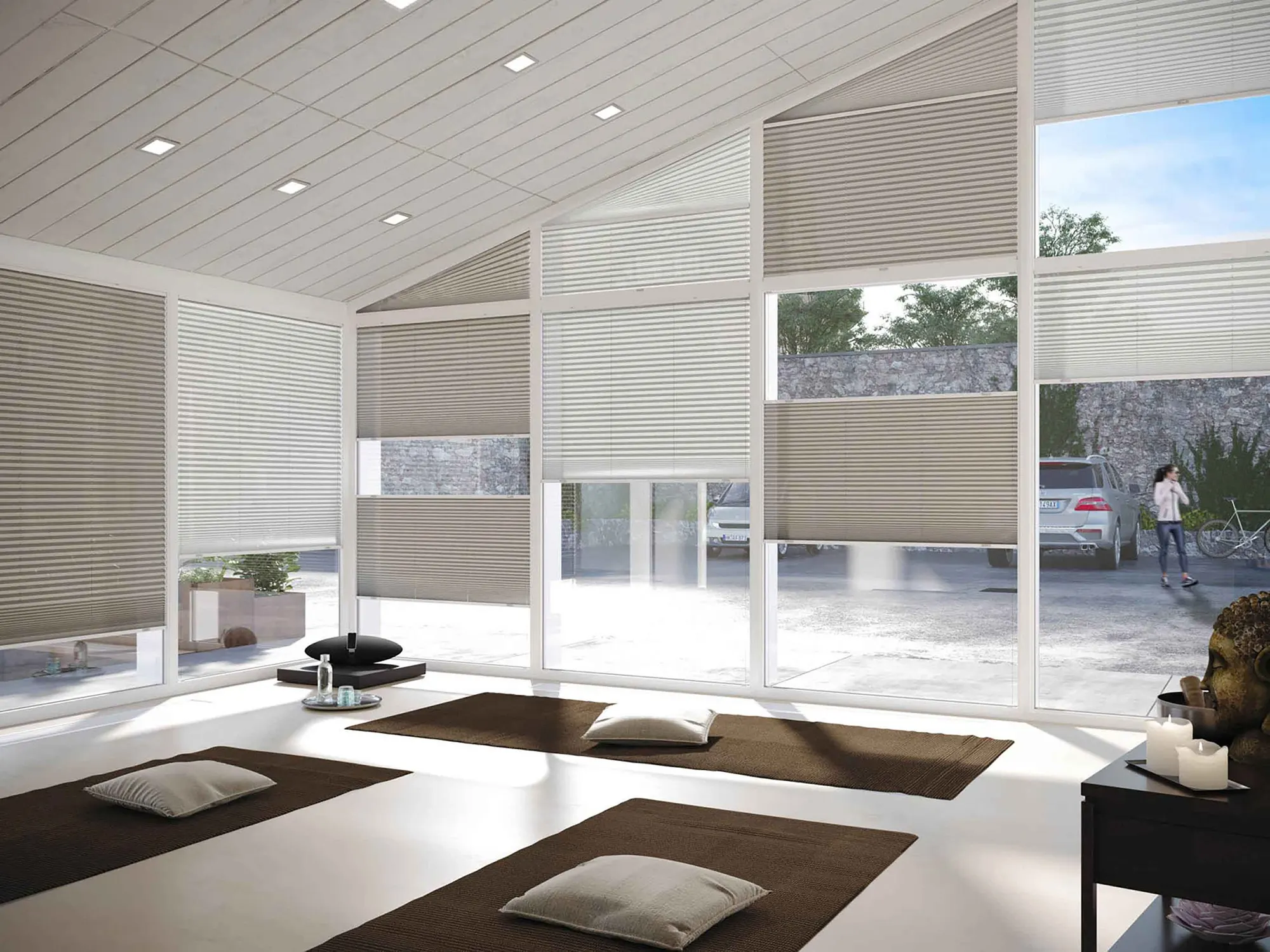 Verschattung vom Wintergarten