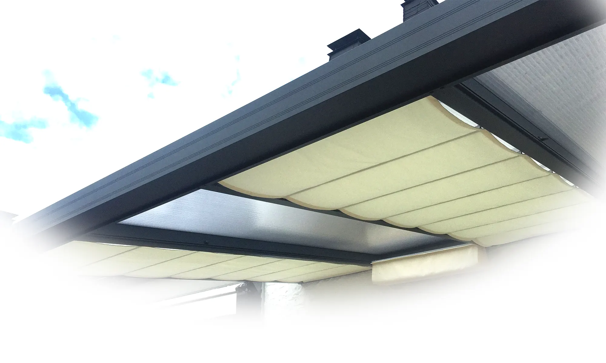 Verschattung Glasdach